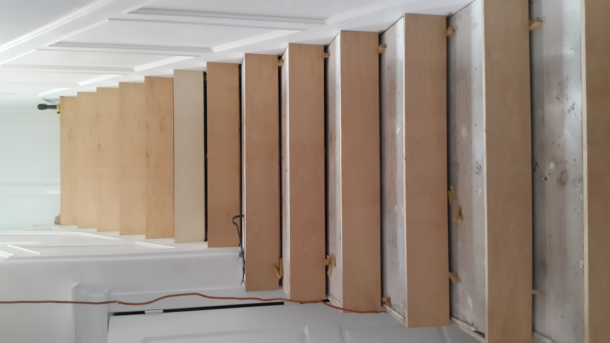 Stair Installation Close-up
